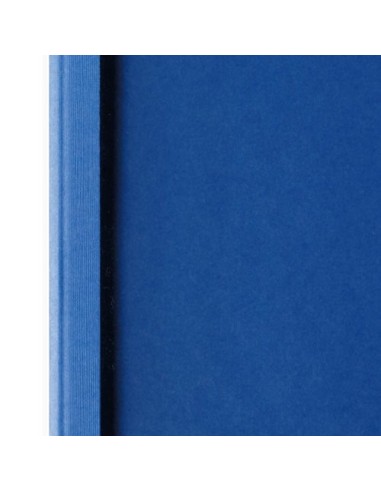 GBC Copertine rilegatura termica LeatherGrain 3mm blu royal(100)