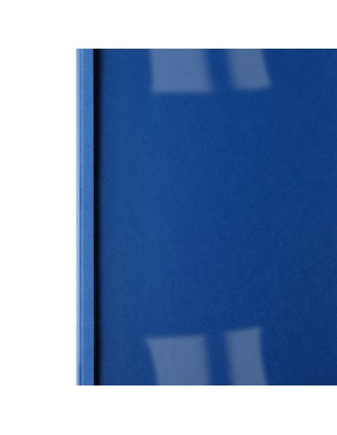 GBC Copertine rilegatura termica LeatherGrain 3mm blu royal(100)
