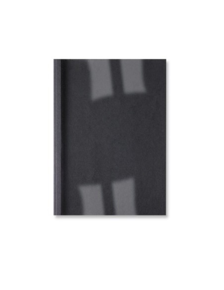 GBC Copertine rilegatura termica LeatherGrain 3 mm nere (100)