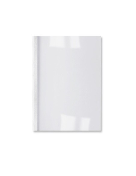 GBC Copertine rilegatura termica LeatherGrain 1,5mm bianche(100)