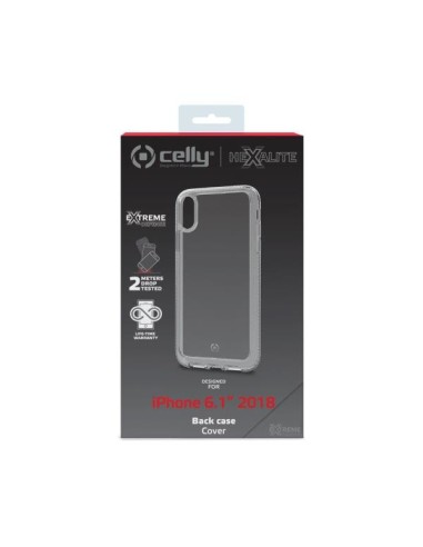 Celly Hexalite custodia per cellulare 15,5 cm (6.1") Cover Trasparente