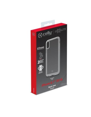 Celly Hexalite custodia per cellulare 15,5 cm (6.1") Cover Trasparente