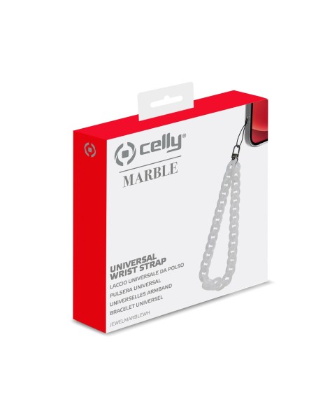 Celly JEWELMARBLEWH accessorio per smartphone e telefoni cellulari Gancio
