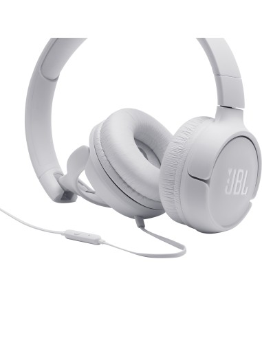 JBL Tune 500 Cuffie Cablato A Padiglione MUSICA Bianco
