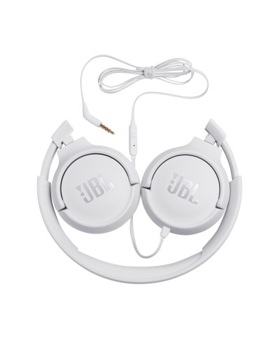 JBL Tune 500 Cuffie Cablato A Padiglione MUSICA Bianco