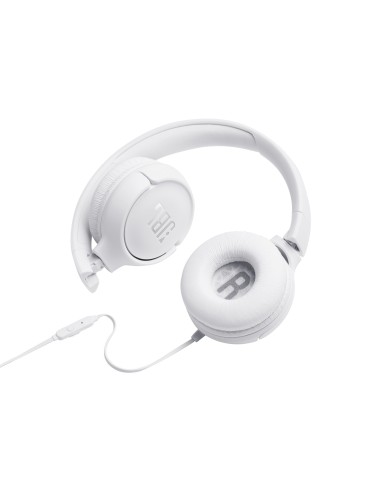 JBL Tune 500 Cuffie Cablato A Padiglione MUSICA Bianco