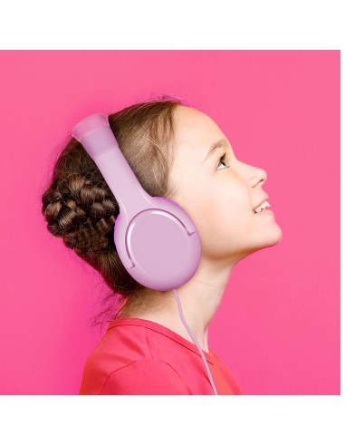 Celly KidsBeat Cuffie Cablato A Padiglione MUSICA Rosa