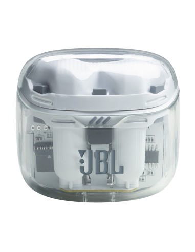 JBL Tune Flex Ghost Edition Auricolare True Wireless Stereo (TWS) In-ear Musica e Chiamate Bluetooth Translucent, Bianco