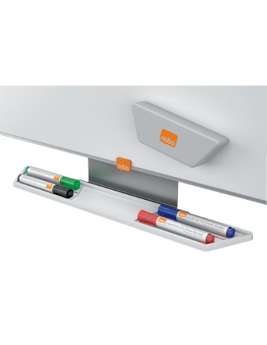 Nobo Haftmagnet Orange, 4 Stück Magnete per lavagna bianca