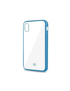 Celly Laser Matt custodia per cellulare 15,5 cm (6.1") Cover Trasparente, Blu