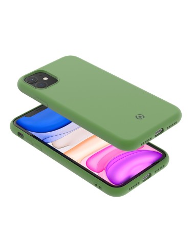 Celly LEAF1001GN custodia per cellulare 15,4 cm (6.06") Cover Verde