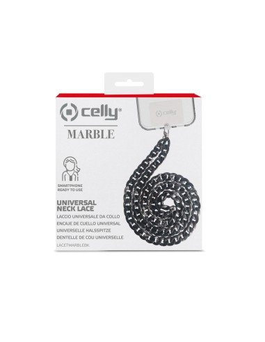 Celly LACETMARBLEBK accessorio per smartphone e telefoni cellulari Gancio