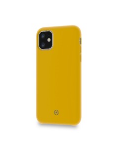 Celly LEAF custodia per cellulare 15,5 cm (6.1") Cover Giallo