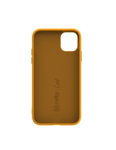Celly LEAF custodia per cellulare 15,5 cm (6.1") Cover Giallo 2