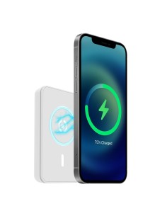 Celly MAGPB5000 5000 mAh Carica wireless Bianco 2