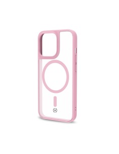 Celly Magmatt custodia per cellulare 17 cm (6.7") Cover Rosa, Trasparente