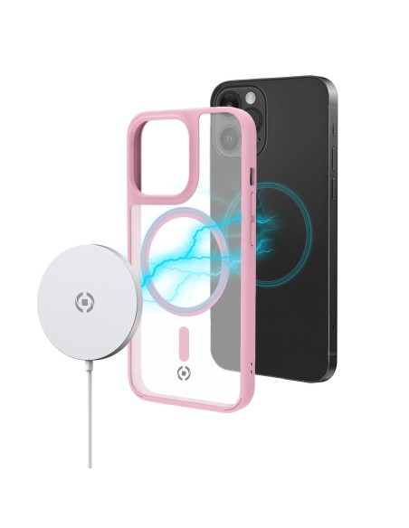 Celly Magmatt custodia per cellulare 17 cm (6.7") Cover Rosa, Trasparente Celly Magmatt custodia per cellulare 17 cm (6.7") Cover Rosa, Trasparente
