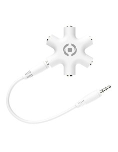 Celly MIX5LINEIN35WH splitter audio Bianco