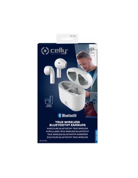 Celly Mini1 Auricolare Wireless In-ear Musica e Chiamate USB tipo-C Bluetooth Bianco