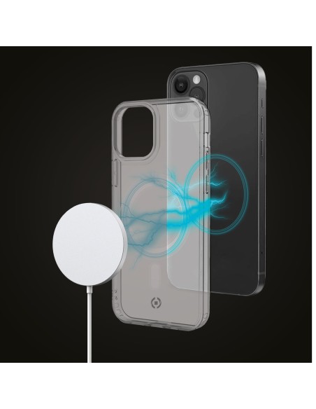 Celly MAGKIT Caricabatterie per dispositivi mobili Smartphone Argento, Bianco, Trasparente USB Carica wireless Interno