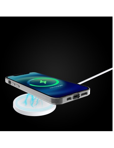 Celly MAGKIT Caricabatterie per dispositivi mobili Smartphone Argento, Bianco, Trasparente USB Carica wireless Interno