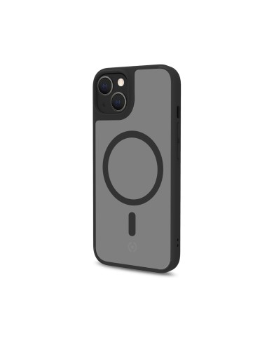 Celly Magmatt custodia per cellulare 17 cm (6.7") Cover Nero, Trasparente