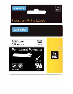 Dymo NASTRO 9MMX5.5M POLIESTERE NE BI D1 RHINOPRO 18482 0071701184825 MATERIALE DI CONSUMO