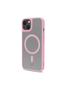 Celly Magmatt custodia per cellulare 17 cm (6.7") Cover Rosa, Trasparente