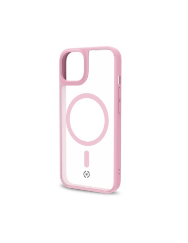 Celly Magmatt custodia per cellulare 17 cm (6.7") Cover Rosa, Trasparente