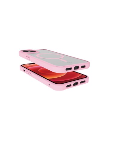 Celly Magmatt custodia per cellulare 17 cm (6.7") Cover Rosa, Trasparente