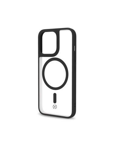 Celly Magmatt custodia per cellulare 17 cm (6.7") Cover Nero, Trasparente