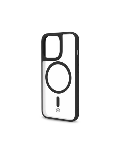 Celly Magmatt custodia per cellulare 15,5 cm (6.1") Cover Nero, Trasparente