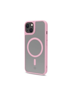 Celly Magmatt custodia per cellulare 15,5 cm (6.1") Cover Rosa, Trasparente