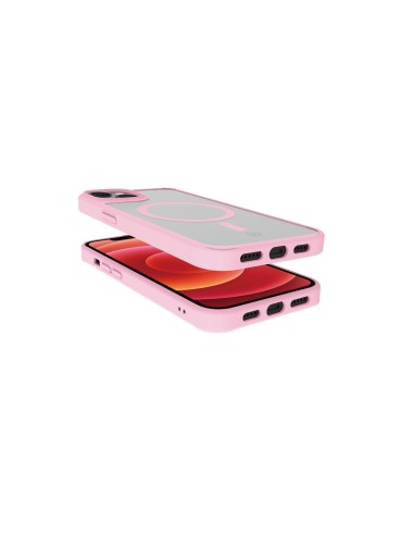 Celly Magmatt custodia per cellulare 15,5 cm (6.1") Cover Rosa, Trasparente