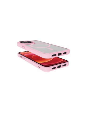 Celly Magmatt custodia per cellulare 15,5 cm (6.1") Cover Rosa, Trasparente