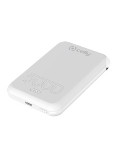 Celly MAGPB5000EVOWH batteria portatile 5000 mAh Carica wireless Bianco