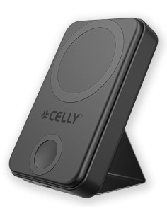 Celly MAGPBW10000BK batteria portatile 10000 mAh Carica wireless Nero