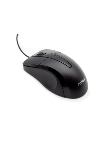 Nilox MOUSB1001 mouse Ufficio Mano destra Ottico 1000 DPI
