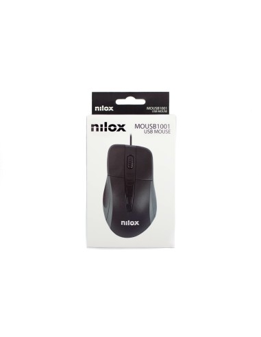 Nilox MOUSB1001 mouse Ufficio Mano destra Ottico 1000 DPI
