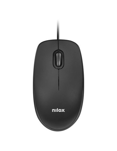 Nilox MOUSB1003 mouse Ufficio USB tipo A Ottico 1600 DPI