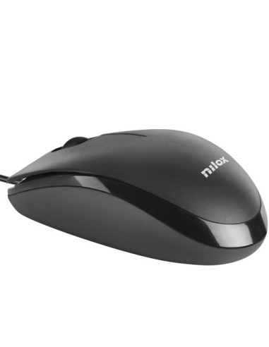 Nilox MOUSB1003 mouse Ufficio USB tipo A Ottico 1600 DPI