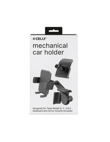 Celly MOUNTVENTPLUST supporto per personal communication Supporto passivo Telefono cellulare smartphone Nero