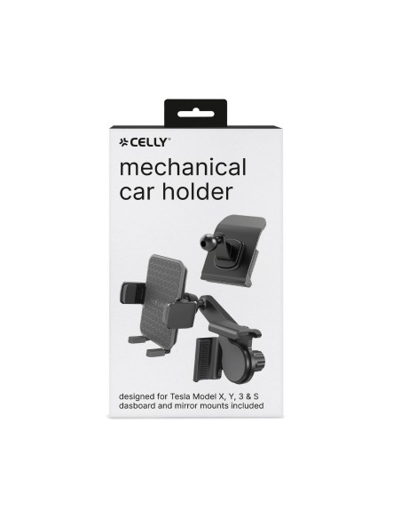 Celly MOUNTVENTPLUST supporto per personal communication Supporto passivo Telefono cellulare smartphone Nero