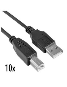 Nilox NX090301134 cavo USB USB 2.0 1,8 m USB A USB B Nero