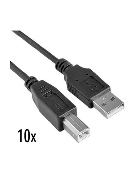 Nilox NX090301134 cavo USB USB 2.0 1,8 m USB A USB B Nero