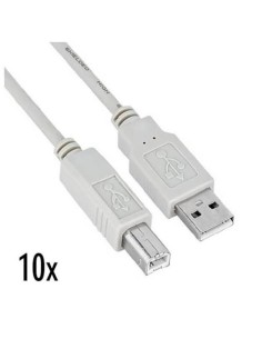 Nilox NX090301135 cavo USB USB 2.0 1,8 m USB A USB B Bianco