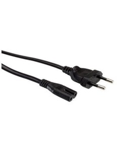 Nilox IEC C7 F - CEI 23-16 VII M, 1.8 m Nero 1,8 m Accoppiatore C7 CEE7 7
