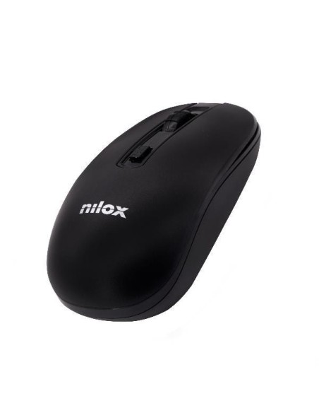 Nilox WIRELESS BLACK 1000 DPI mouse Wi-Fi Ottico 1600 DPI