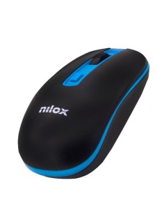 Nilox WIRELESS BLACK BLUE 1000 DPI mouse Wi-Fi Ottico 1600 DPI