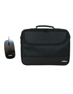 Nilox NOTEBAG 15.6 PRO + MOUSE USB 40,6 cm (16") Valigetta ventiquattrore Nero